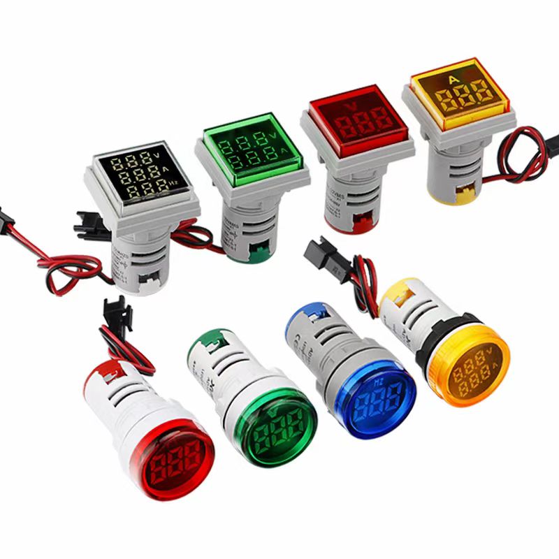 22 мм мини Voltmeter /амметър /Hertz метър LED цифрова индикаторна светлина