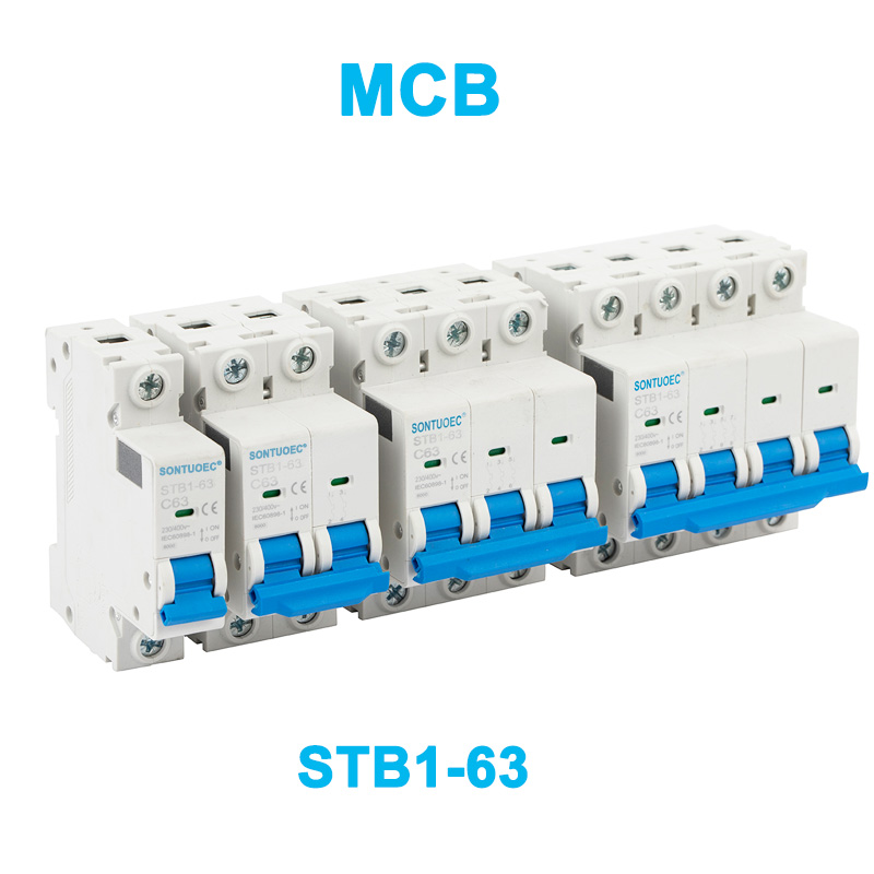 Конкурентен C65 Структура STB1-63 Серия Миниатюрен прекъсвач на веригата MCB