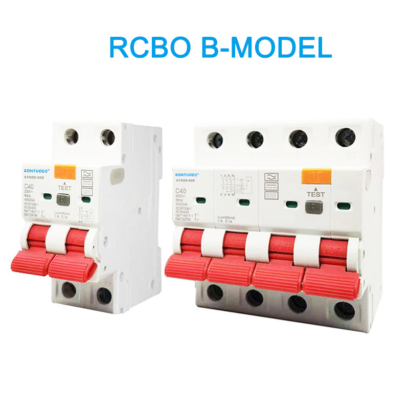 RCBO B Модел 2p 4p остатъчен прекъсвач на веригата