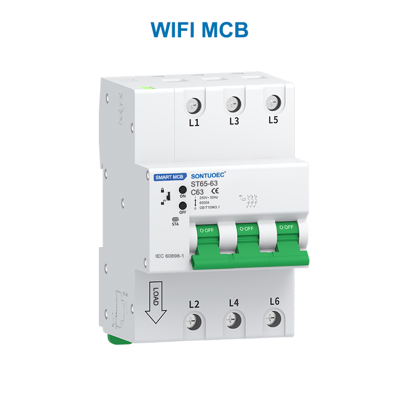 WiFi RS485 Многофункционален IoT интелигентен MCB RCBO Интелигентен прекъсвач на микро верига